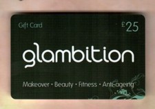 GLAMBITION ( UK ) Makeover Beauty Fitness Anti-Aging Gift Card ( $0 - NO VALUE )