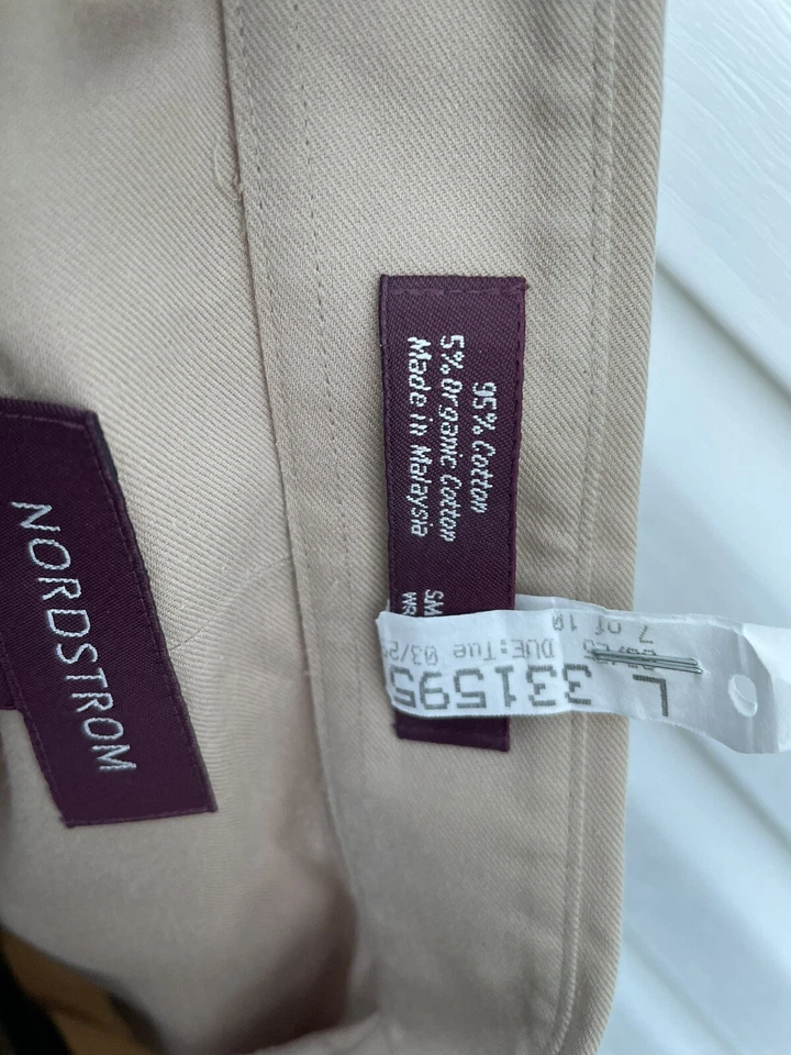 Camisa de vestir tradicional Nordstrom para hombre talla 17,5-34 verde sin arrugas Smartcare Foto 3 de 4