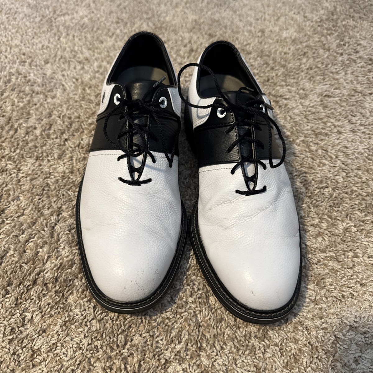 ダークライCP5 FootJoy Men's Premiere Packard Golf Shoes Size 9.5 M White/black