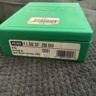 RCBS 12001 Rifle Reloading Dies Set 2 Piece 250 Savage