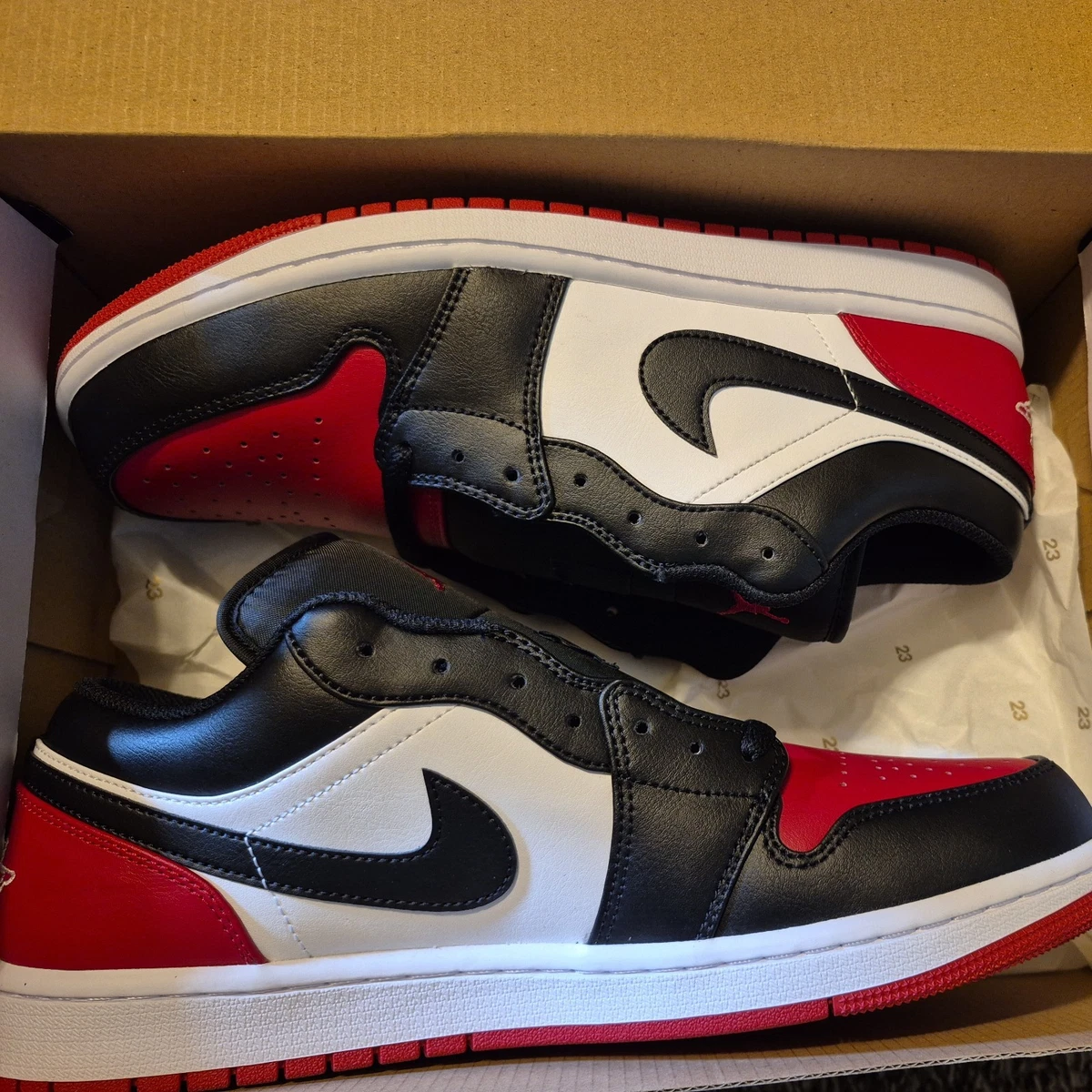 Jordan 1 Low Bred Toe 2.0 | eBay