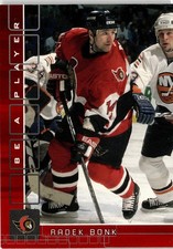 2001-02 Be a Player Memorabilia #3 Radek Bonk Ruby #/200