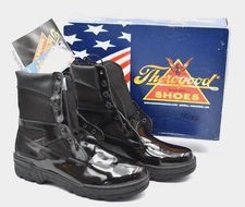 Thorogood 8" Military Tactical Police Black Uniform Boot 831-6823 MADE USA 9.5 W