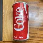 Coca-Cola Vintage Collectible Soda Can Red White Theme 10oz 284ml