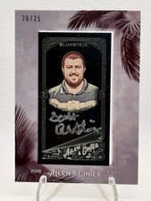 2018 Allen & Ginter X Scott Blumstein Framed Silver Ink Auto Mini /25 WSOP Champ