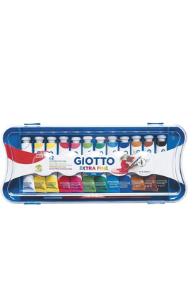GIOTTO, Temperafarbe, 12 / Mehrfarbig, 13-teiliges Set, 144