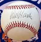MINT MEL HARDER SIGNED OAL BASEBALL CLEVELAND INDIANS 1948 WORLD SERIES CHAMPION