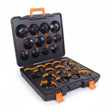 Gear4Garage 30pc Cup Type Oil Filter Wrench Set ? Universal Aluminium Socket Kit