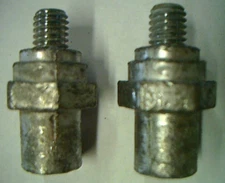 2 side post to top post battery adapters - handy for battery swaps or charging!