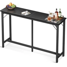 ODK 63 inch Bar Table, Bar Height Pub Table, Counter Height Bar Table, Rectan...