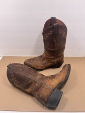 Ariat Heritage Cowboy Boots Brown Leather Western Rodeo Roper Botas Mens Sz 9