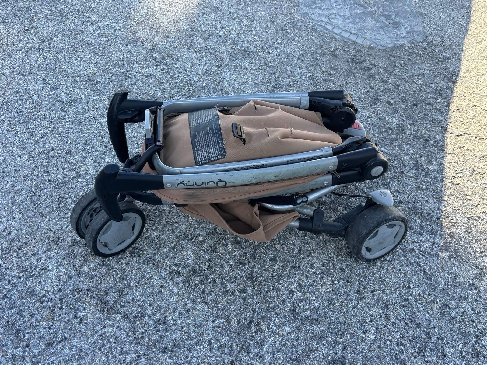 Quinny Passeggino Pieghevole Singolo Beige con Cappottina Unisex da 6 mesi — foto 6
