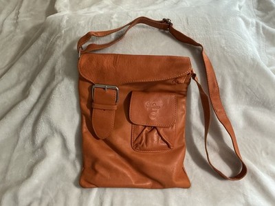 Marco Orange Leather Crossbody Bag
