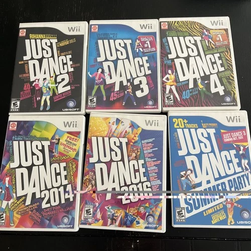 Just Dance Nintendo Wii Bundle Lot Of 6