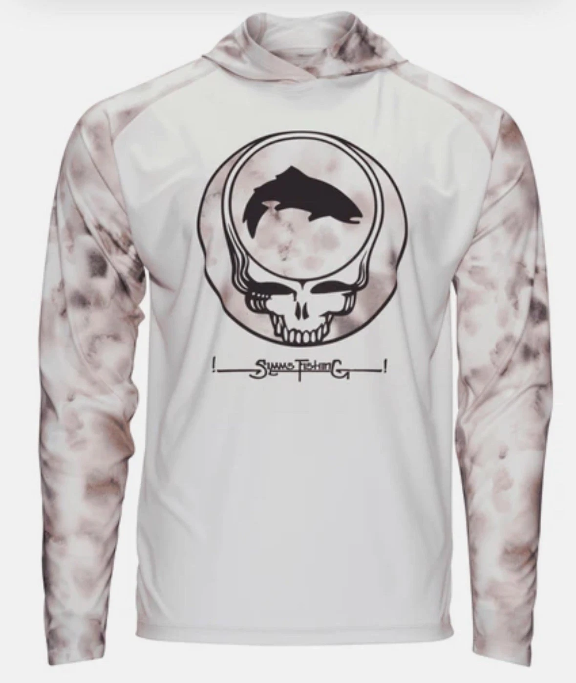 Simms Grateful Dead Solartech Hoody LIMITED EDITION XL Steal Your Face Cloud