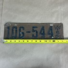 Original 1921 Wisconsin License Plate — photo 3