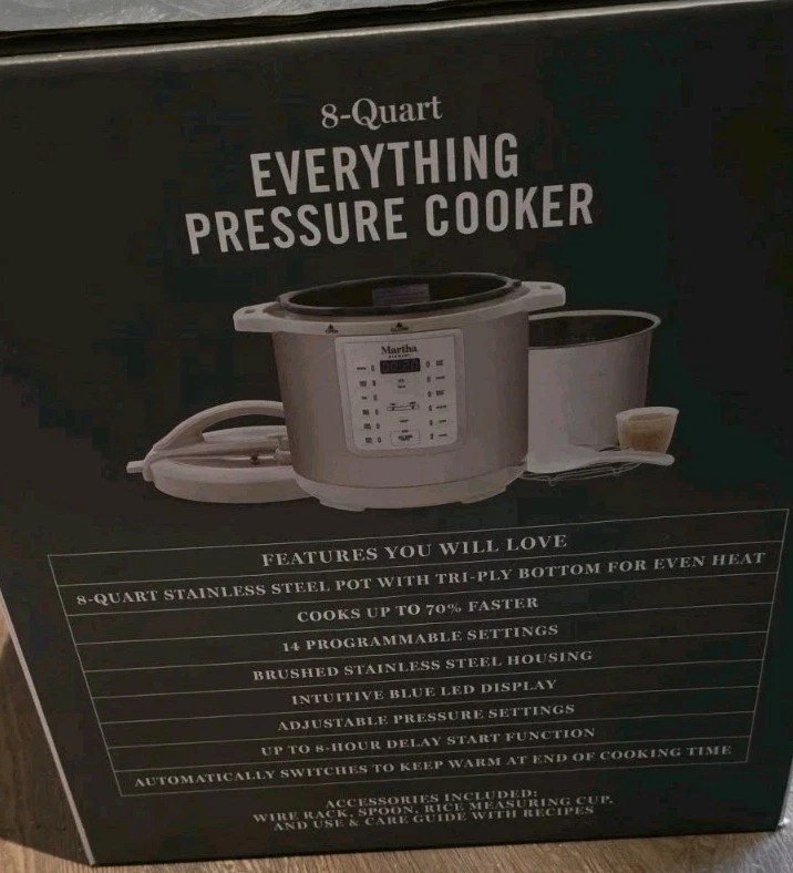 Martha Stewart Everything Pressure Cooker-never Used
