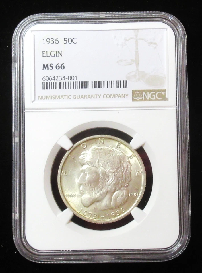 1936 50C Elgin MS66 NGC. Mintage 20,015 - Image 3 of 4