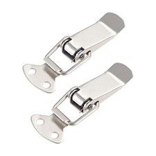 Iron Spring Loaded Toggle Latch Catch Clamp Hasps 2 pcs, 72mm Overall Length
