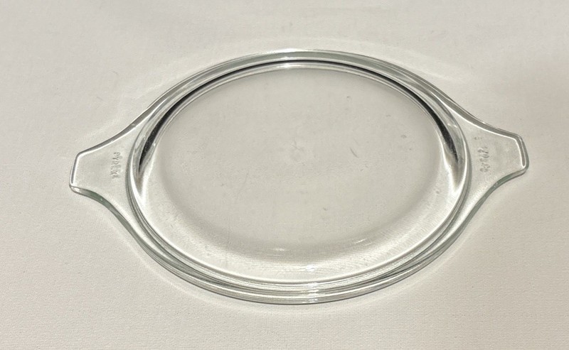 Pyrex 470-C 7 Clear Glass Replacement Lid for 473 1 Qt Casserole Dish Vintage US