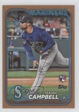 2024 Topps Series 1 Gold 1824/2024 Isaiah Campbell #58 b6y