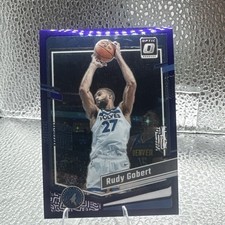 2023-24 Panini Donruss Optic - Rudy Gobert #28 Purple Stars Prizm /17