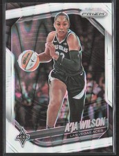 2025 Panini Prizm WNBA #76 A’ja Wilson White Seismic Prizm