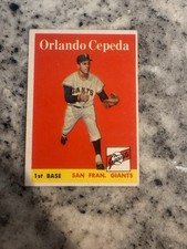 1958 TOPPS ORLANDO CEPEDA #275 VG/EX MID GRADE CARD READ DESCRIPTION