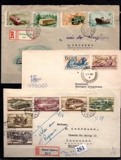  HUNGARY - CZECHOSLOVAKIA - 3 FDC - TRANSPORT - CARS - TRAINS - SHIPS - 1960