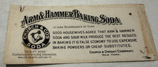 ANTIQUE DESK BLOTTER ARM & HAMMER BAKING SODA-CHURCH & DWIGHT CO NY-AS IS