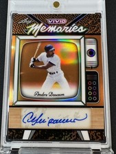 2025 Leaf Vivid Baseball Andre Dawson HOF Orange Memories Auto 1/1