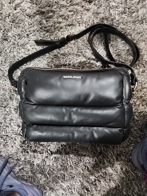 Marta Ponti Portugal black MPuffy Leather Tote Shoulder Bag Gift