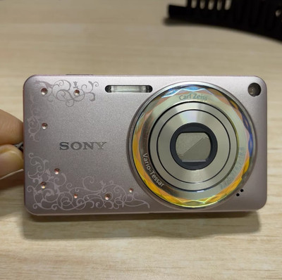 SONY Cyber Shot DSC-W350D 14.1MP Digital Camera Rhinestone Jewel