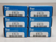 Lot of 6 Koyo Torrington B-166;L125 Needle Roller Bearings Sealed 