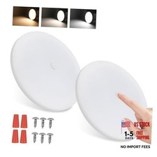 RV Ceiling Lights, 3 Color 12V RV LED Lights Interior 5 inch Dimmable 2-Pack