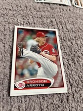 2012 Topps Series 2 Cincinnati Reds Baseball Card #403 Bronson Arroyo