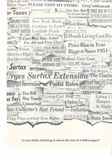 Original 1969 Volkswagen Beetle  vintage print ad: "Is your dollar shrinking...