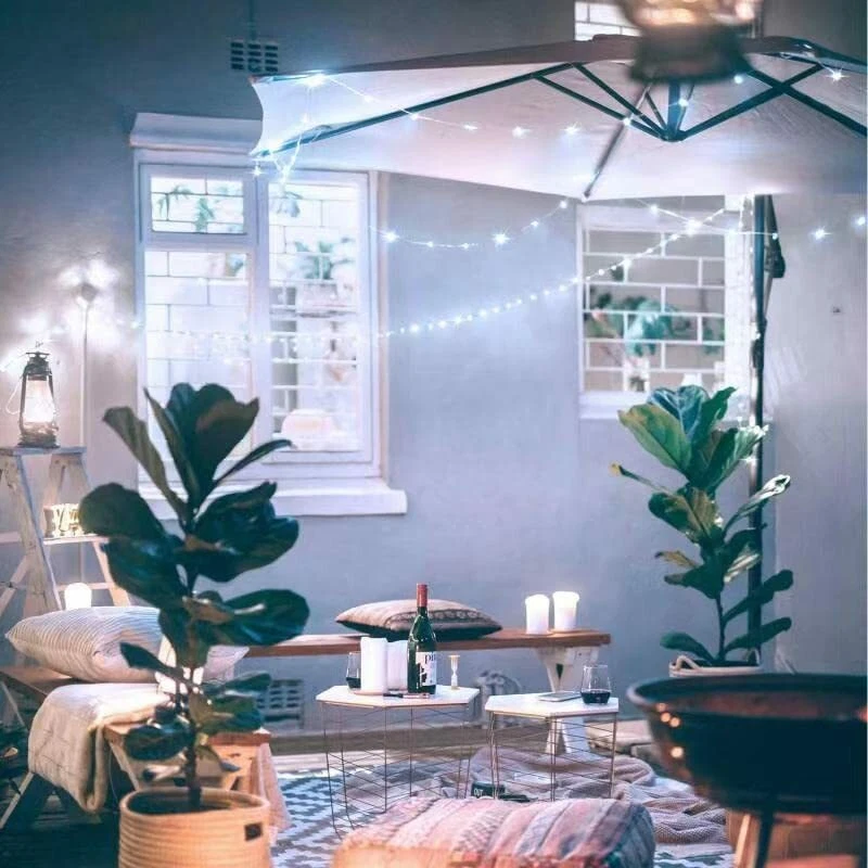 2-10m 20/50/100 LED Battery Micro Rice Wire Copper Fairy String Lights Party - Image 2 of 4