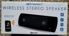Wireless Portable RECHARGEABLE Bluetooth Stereo Speaker Black SPEAKERPHONE NEW