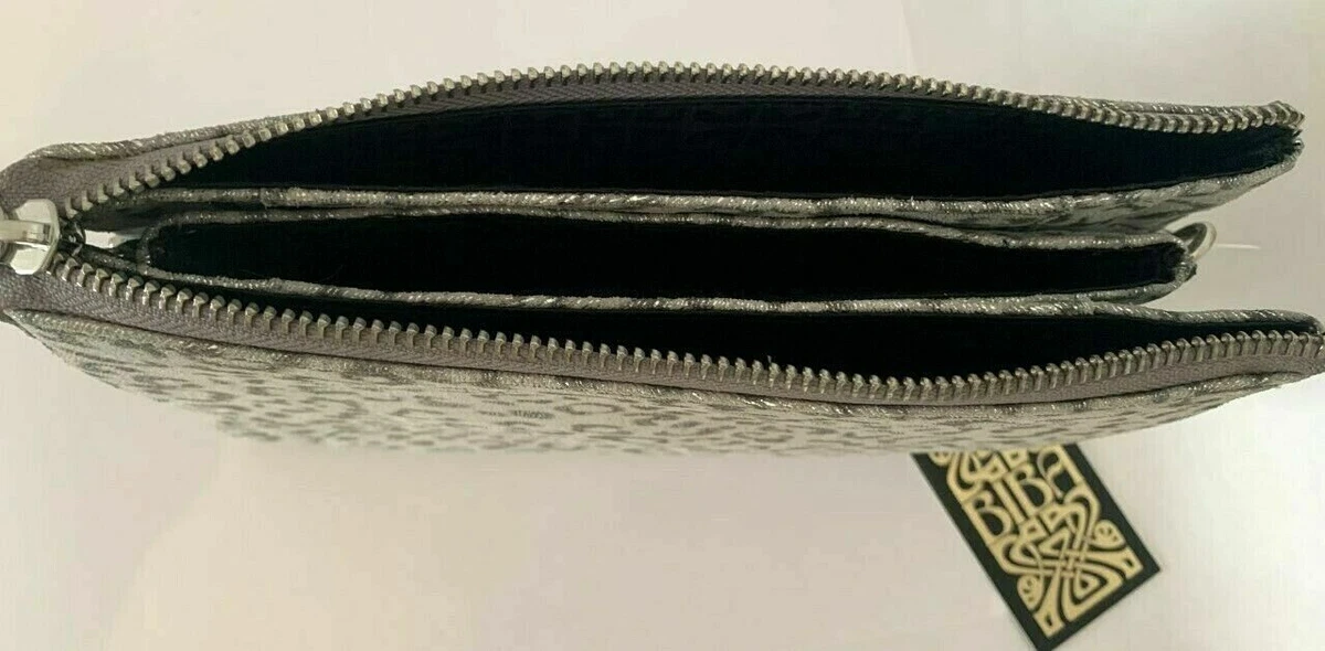 BIBA Multi Compartment Leather Pouch With detachable shoulder