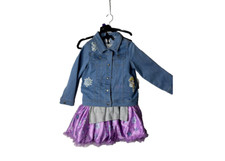 Disney Collection by Tutu Couture Frozen Elsa Outfit 3PC FROZEN,10 NWT