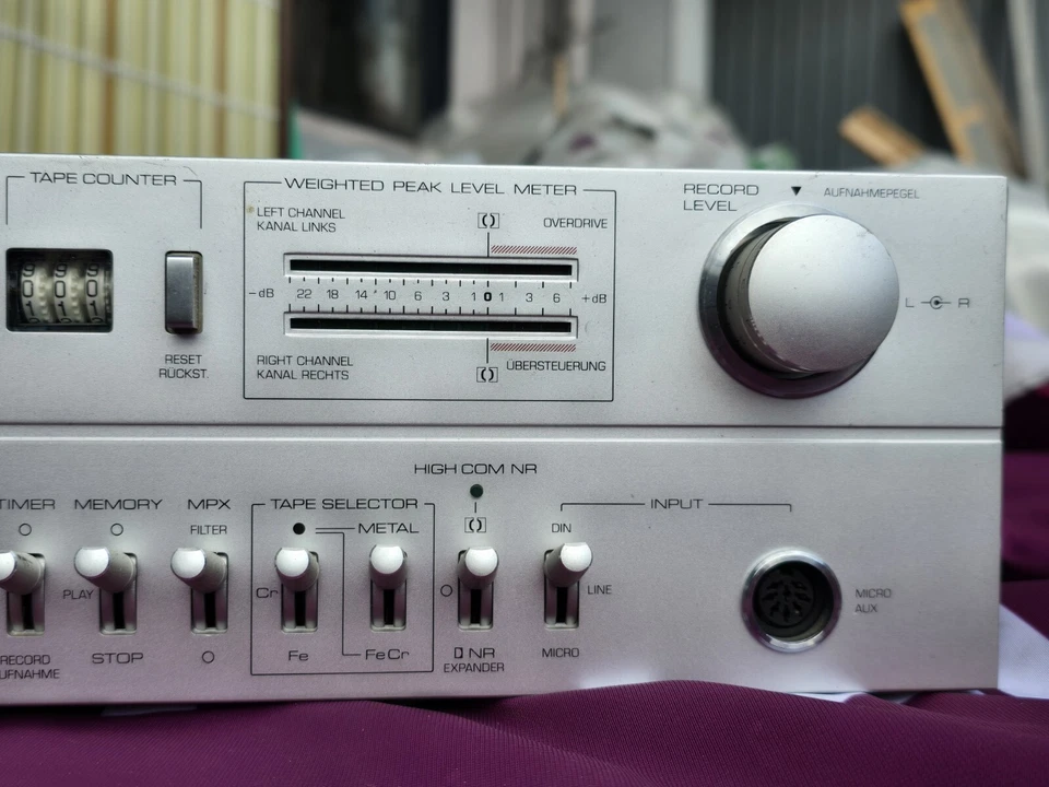 Telefunken 2 MOTORS MEIAL CASSETTE DECK RC 200, Nicht Geprüft - Bild 4 von 4