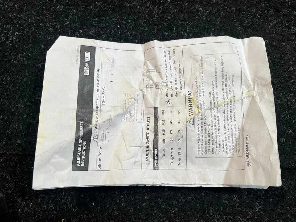 Nitrocharger Plus de amortiguador delantero ARB 93004 con bobina para Toyota 4Runner 1996-2001 Foto 2 de 4