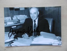 Jerome Karle "Nobelpreis" Autogramm signed 10x15 cm Bild s/w