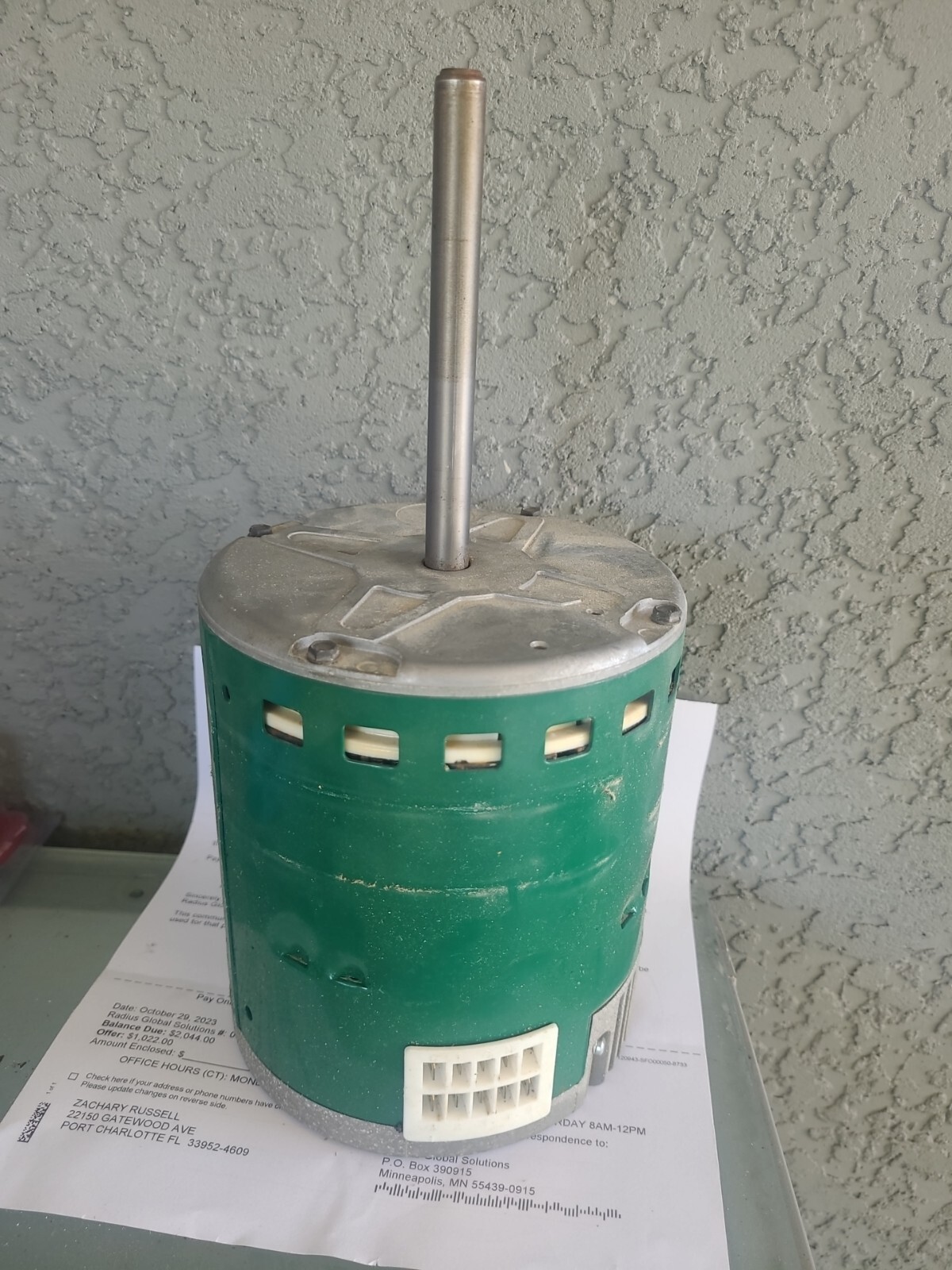 6207E Evergreen Genteq Replacement X13 Blower Motor 3/4 HP 208230v eBay