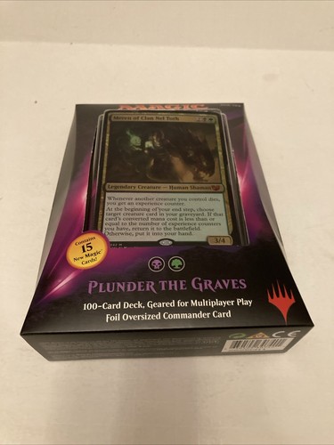 MAGIA EL COMANDANTE DE REUNIÓN MAZO SAQUEAR LAS TUMBAS 2015 MTG EDH Sellado Nuevo - Imagen 4 de 7