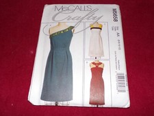 McCALL'S M5658 - LADIES 3 STYLE DAY or EVENING DRESS PATTERN 6-12 FF