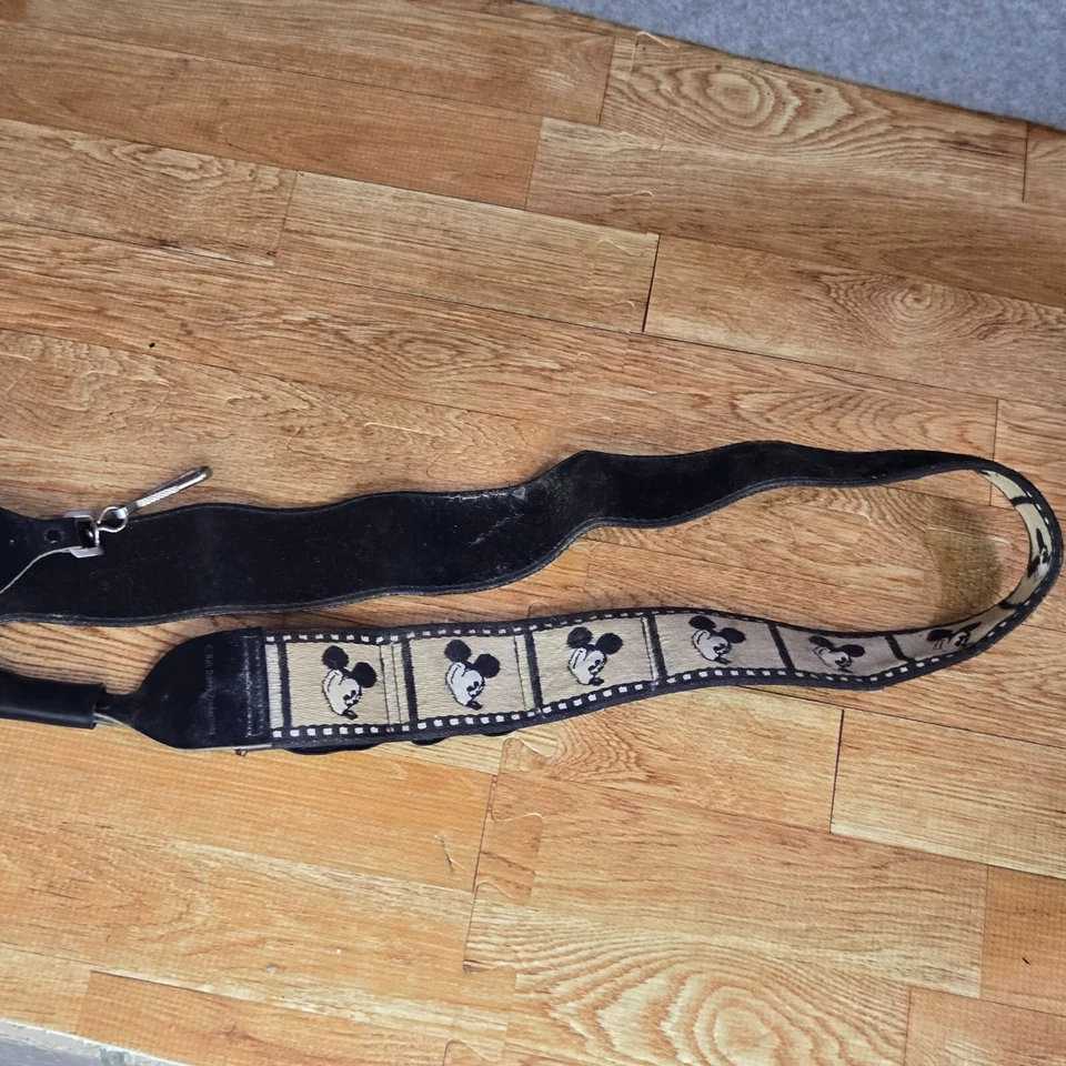 Vintage 1970s Walt Disney Mickey Mouse Filmstrip Neck Strap 41" Camera Guitar - Image 3 of 3