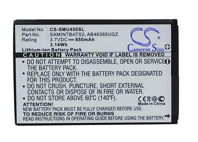 NEU Akku für Samsung DoubleTake Glyde 2 Intensity II AB463651GZ Li-Ion