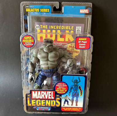 Figura de acción Marvel Legends Series - Hulk Gris y el Dr Bruce Banner